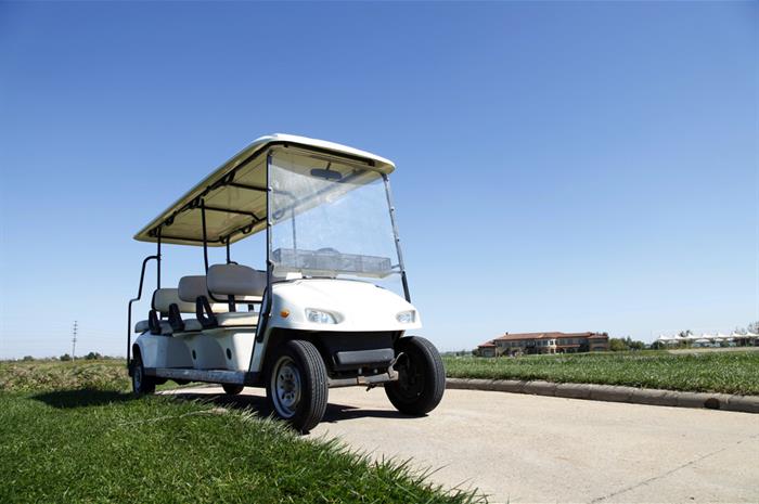 does a cgl cover a golf cart used on a university campus?