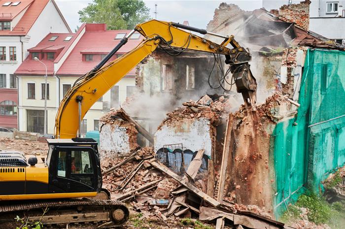 building demo: coverage for damage to surrounding buildings?